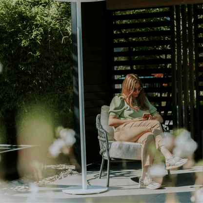 Artix Bright Sur pied blanc 2100 Watt - Chauffageterrasse.fr