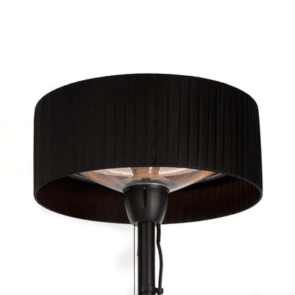 Artix Bright Sur pied noir 1500 Watt - Chauffageterrasse.fr