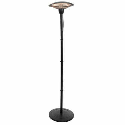 Barcelona Bright Sur pied noir 1500 Watt - Chauffageterrasse.fr