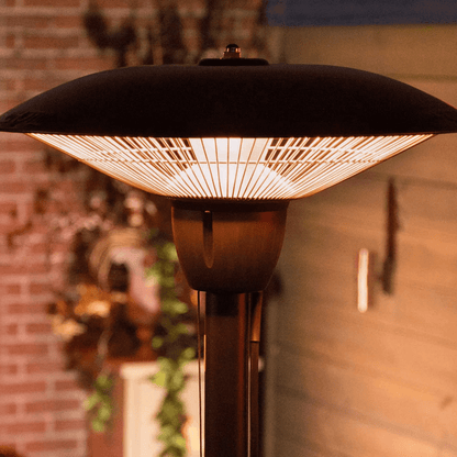 Barcelona Bright Sur pied noir 1500 Watt - Chauffageterrasse.fr