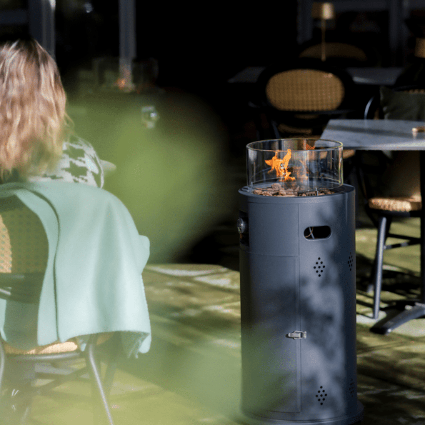 Bogo Flame Gas gris 10500 Watt - Chauffageterrasse.fr