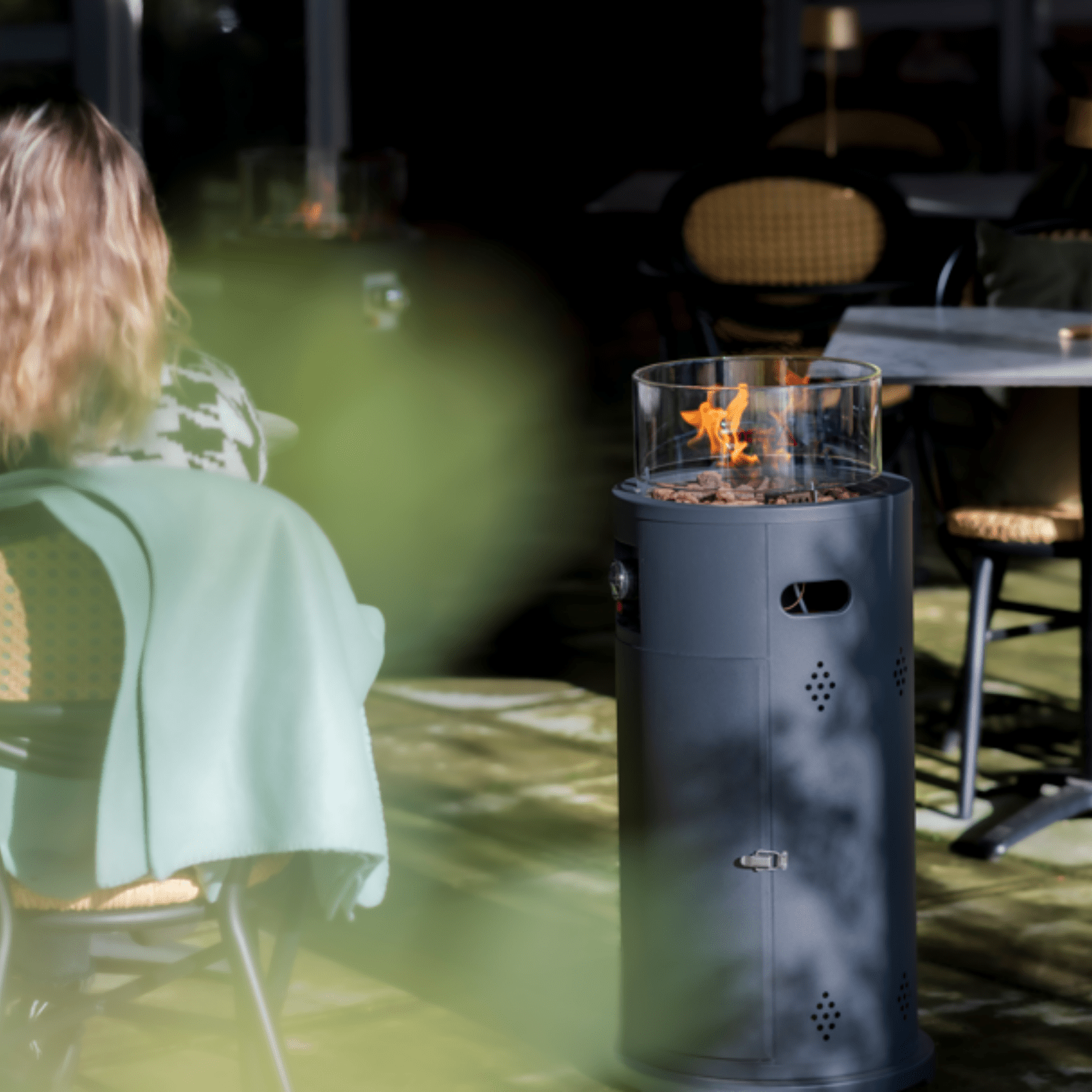 Bogo Flame Gas gris 10500 Watt - Chauffageterrasse.fr