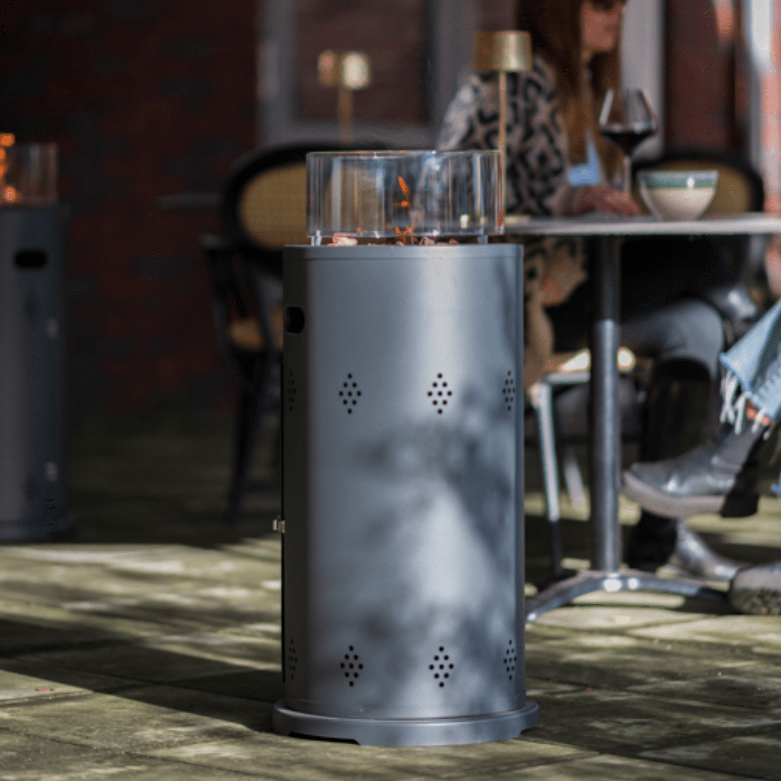 Bogo Flame Gas gris 10500 Watt - Chauffageterrasse.fr