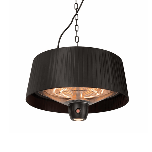 Compact Artix Bright Suspendu noir 1500 Watt - Chauffageterrasse.fr