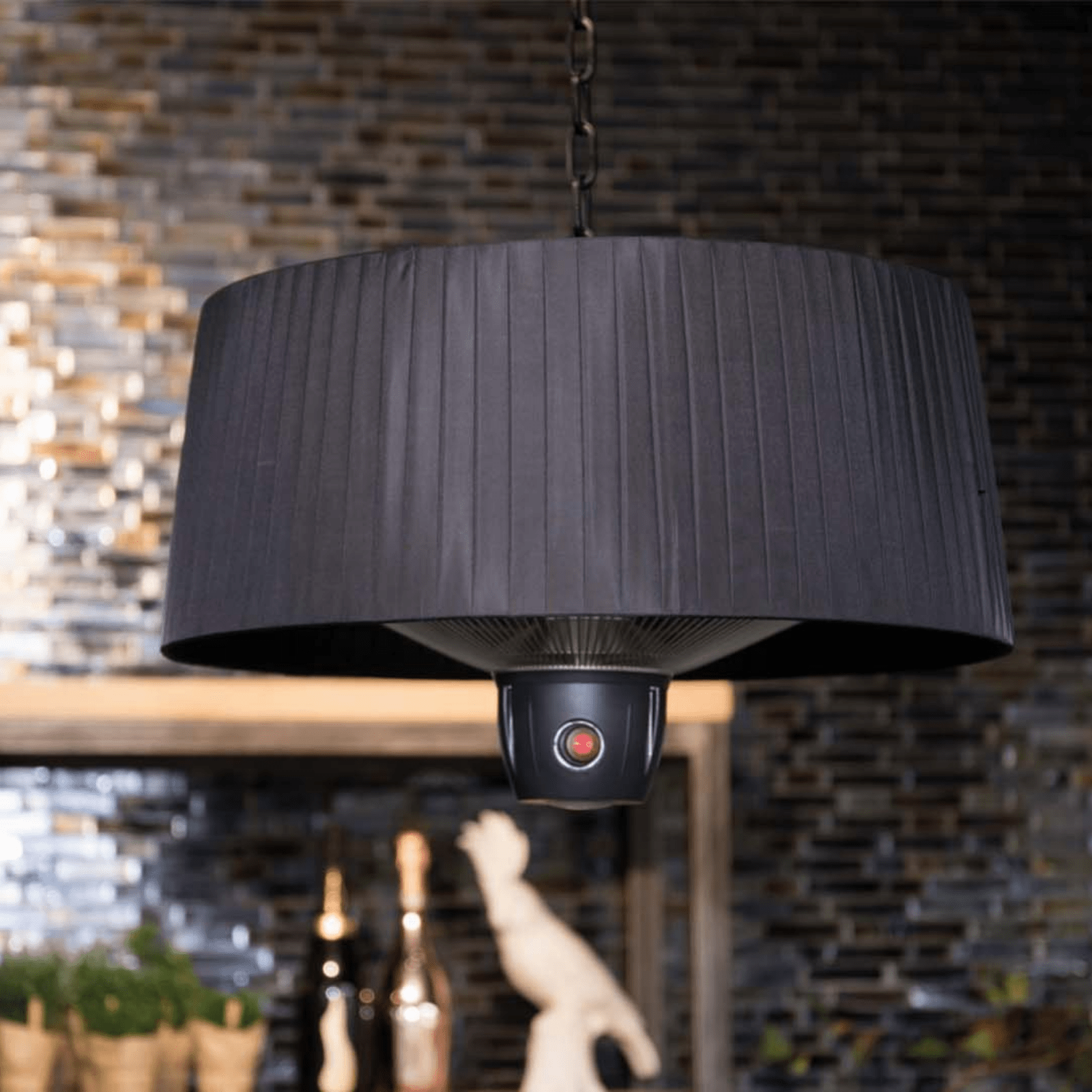 Compact Artix Bright Suspendu noir 1500 Watt - Chauffageterrasse.fr