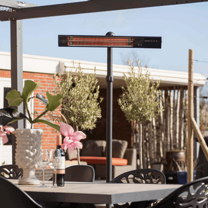 Dark Sur pied noir 2500 Watt - Chauffageterrasse.fr