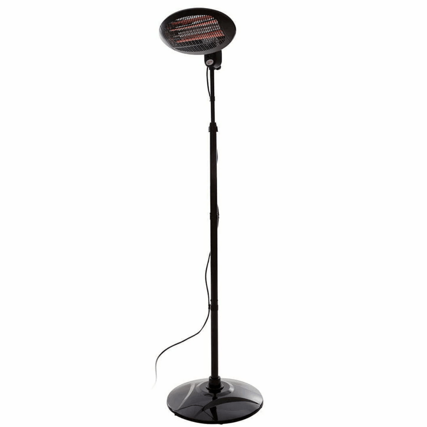 Elektra Quartz Sur pied noir 2000 Watt - Chauffageterrasse.fr
