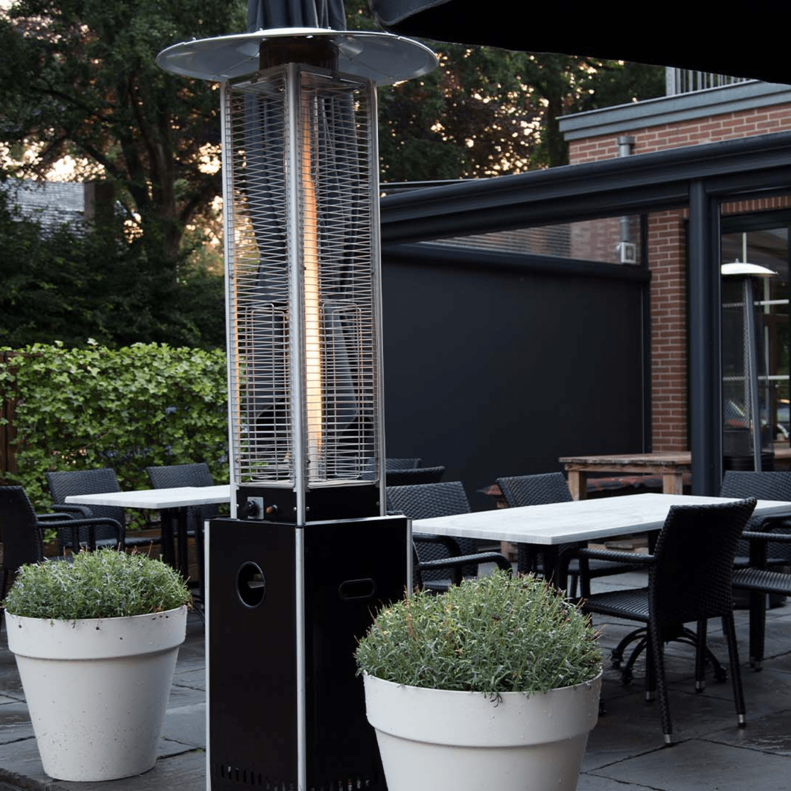 Flame Torch Gas noir 12000 Watt - Chauffageterrasse.fr