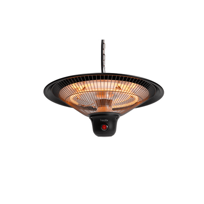 infrarood licht van de noire Suspendue Heatix chauffage de terrasse of chauffage met 1500 Watt