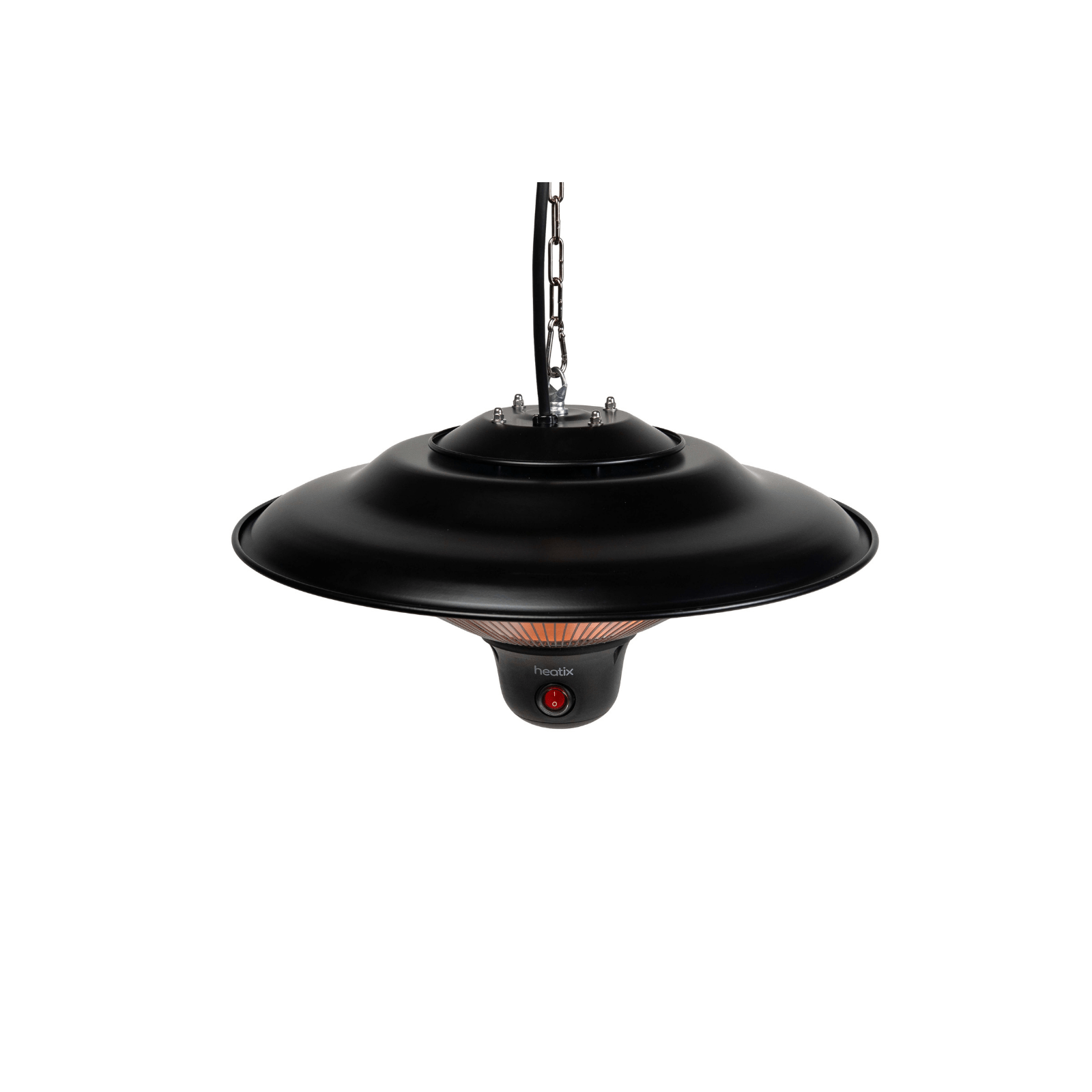 kap van de noire Suspendue Heatix chauffage de terrasse of chauffage met 1500 Watt 