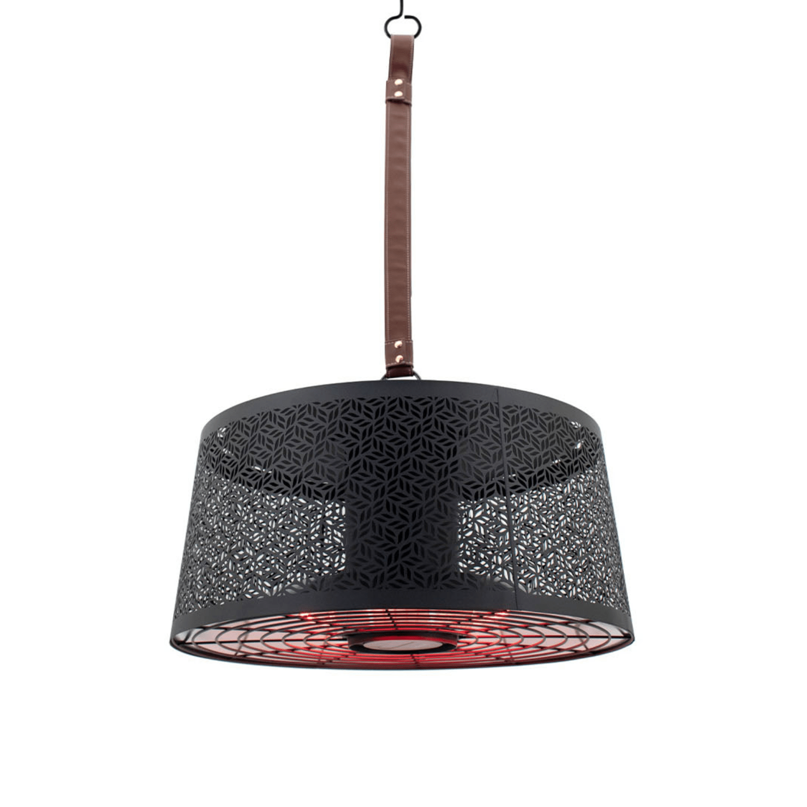 chauffage Moderna Artix Ultra Smart Suspendu 2000 W or rose noir Sunred - Chauffageterrasse.fr