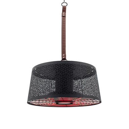 chauffage Moderna Artix Ultra Smart Suspendu 2000 W or rose noir Sunred - Chauffageterrasse.fr
