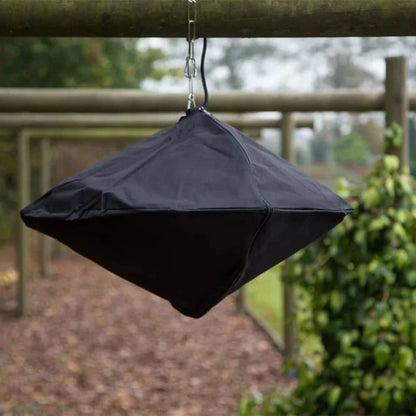 sfeervolle overkapping met Sunred grijze hoes van slijtvast polyester voor Suspendue Gemma chauffage de terrasse