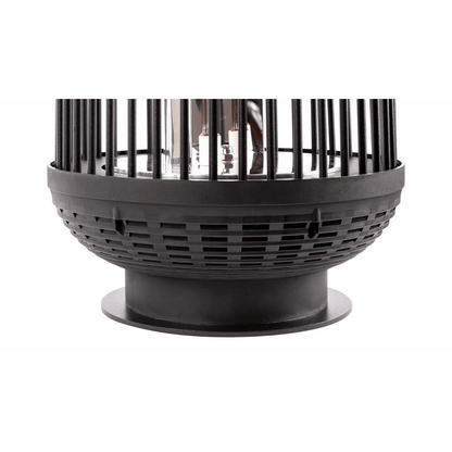 Indox Dark Modèle de table noir 1200 Watt - Chauffageterrasse.fr