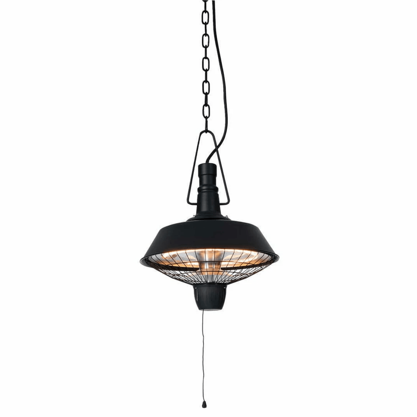 Indus Bright Suspendu noir 2100 Watt - Chauffageterrasse.fr