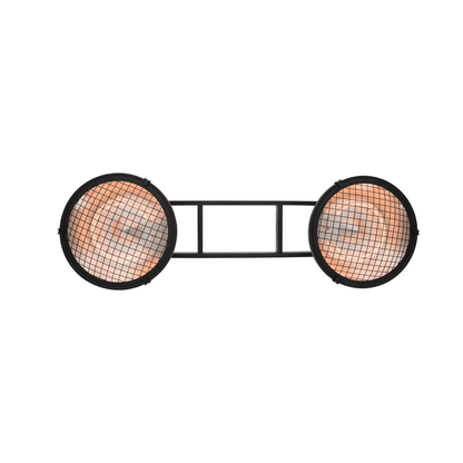Indus Bright Suspendu noir 3000 Watt - Chauffageterrasse.fr