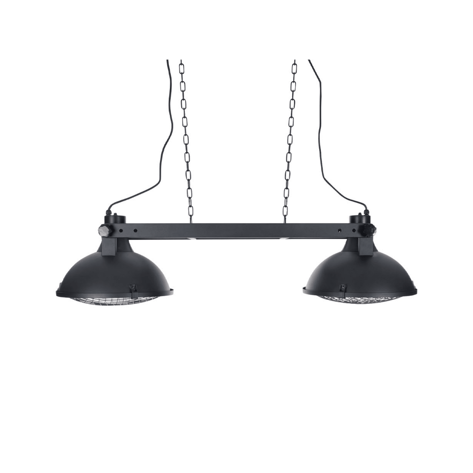 Indus Bright Suspendu noir 3000 Watt - Chauffageterrasse.fr