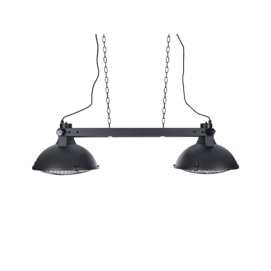 Indus Bright Suspendu noir 3000 Watt - Chauffageterrasse.fr