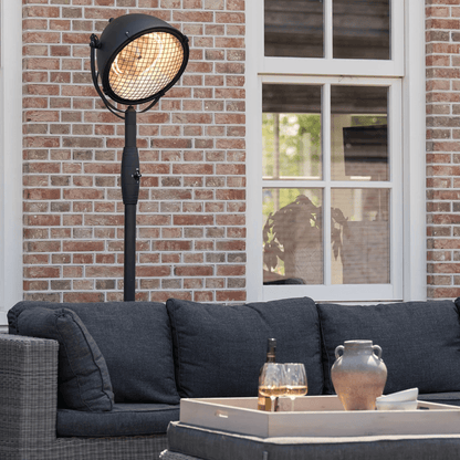 Indus Bright Sur pied noir 2100 Watt - Chauffageterrasse.fr