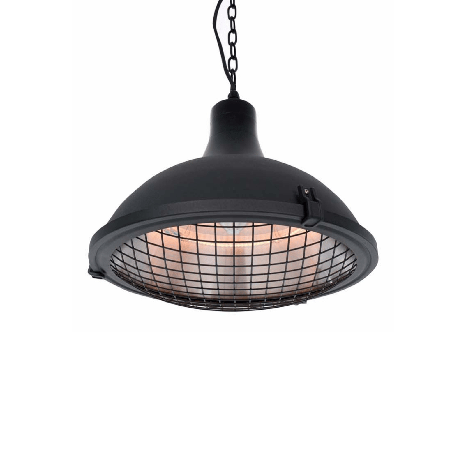 Indus II Bright Suspendu noir 2100 Watt - Chauffageterrasse.fr