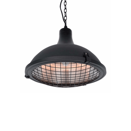 Indus II Bright Suspendu noir 2100 Watt - Chauffageterrasse.fr