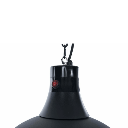 Indus II Bright Suspendu noir 2100 Watt - Chauffageterrasse.fr