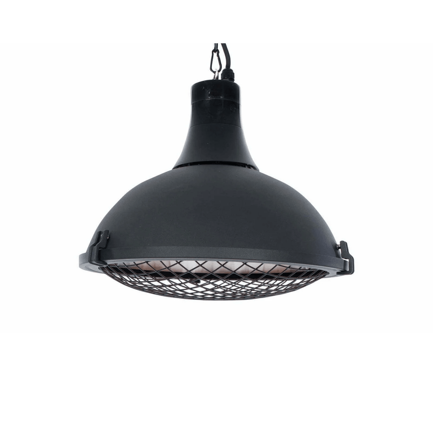 Indus II Bright Suspendu noir 2100 Watt - Chauffageterrasse.fr