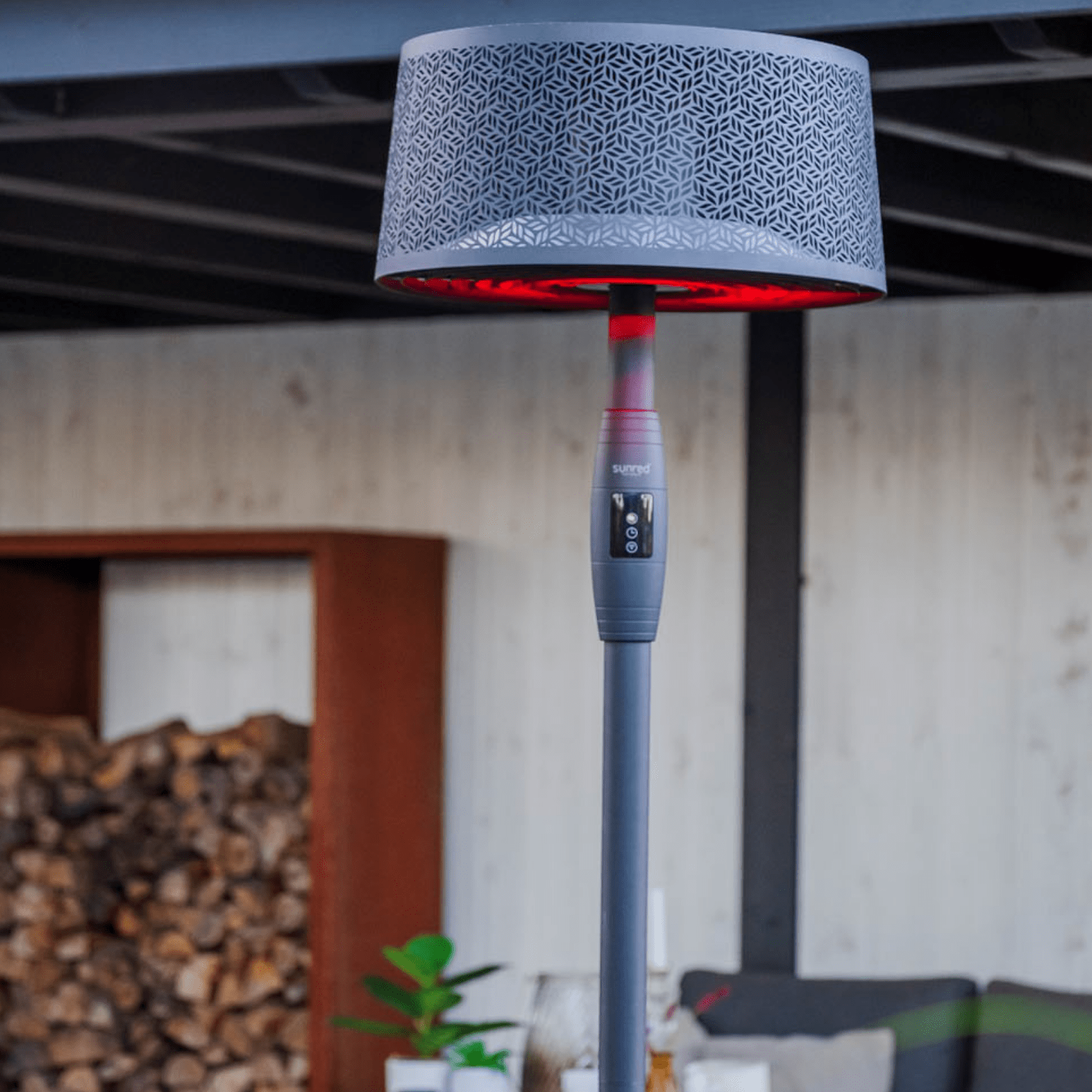 Moderna Artix Ultra SMART Sur pied noir 2000 Watt - Chauffageterrasse.fr