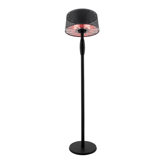 Moderna Artix Ultra SMART Sur pied noir 2000 Watt - Chauffageterrasse.fr