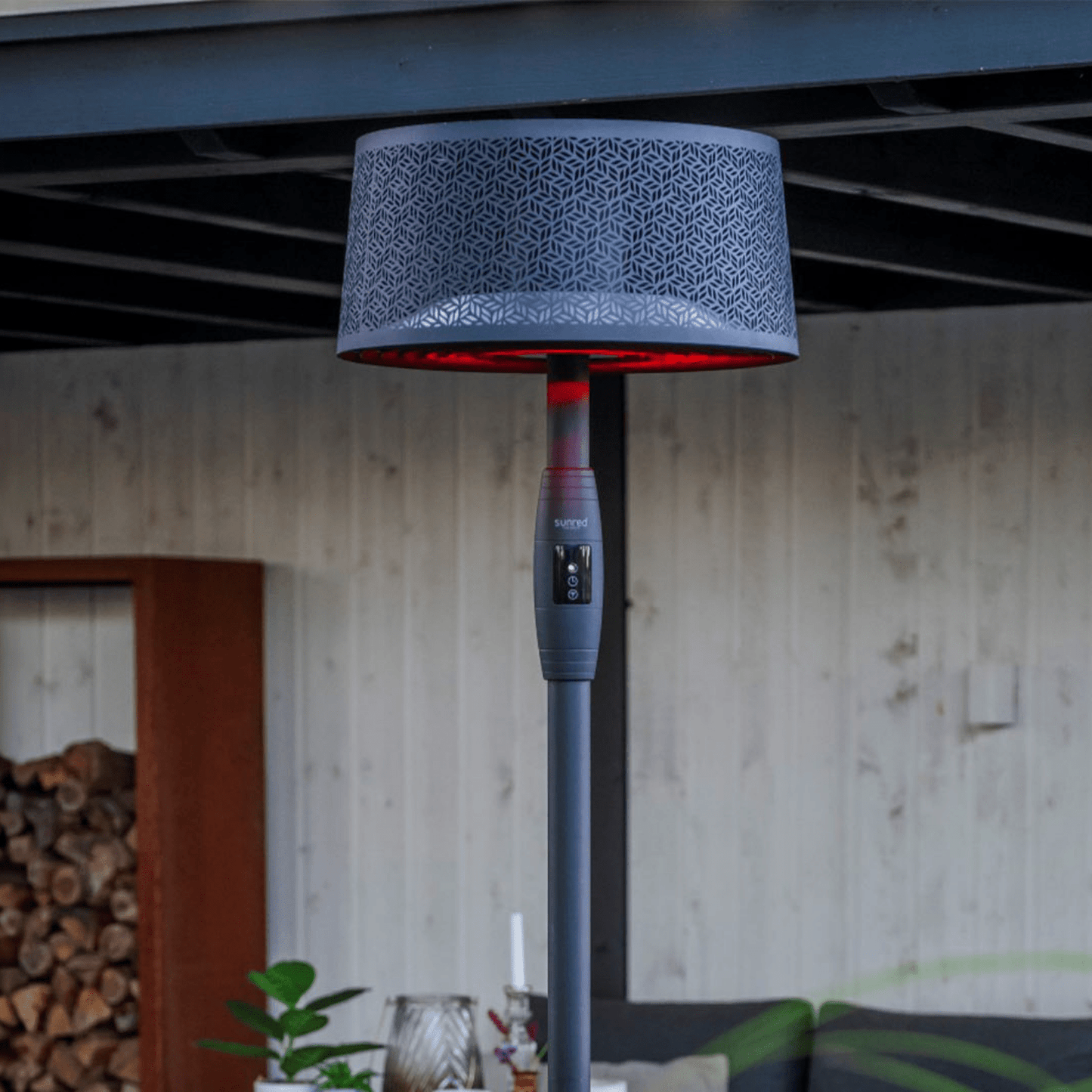 Moderna Artix Ultra SMART Sur pied noir 2000 Watt - Chauffageterrasse.fr