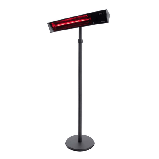 Proglax Gastro SMART Sur pied noir 2000 Watt - Chauffageterrasse.fr