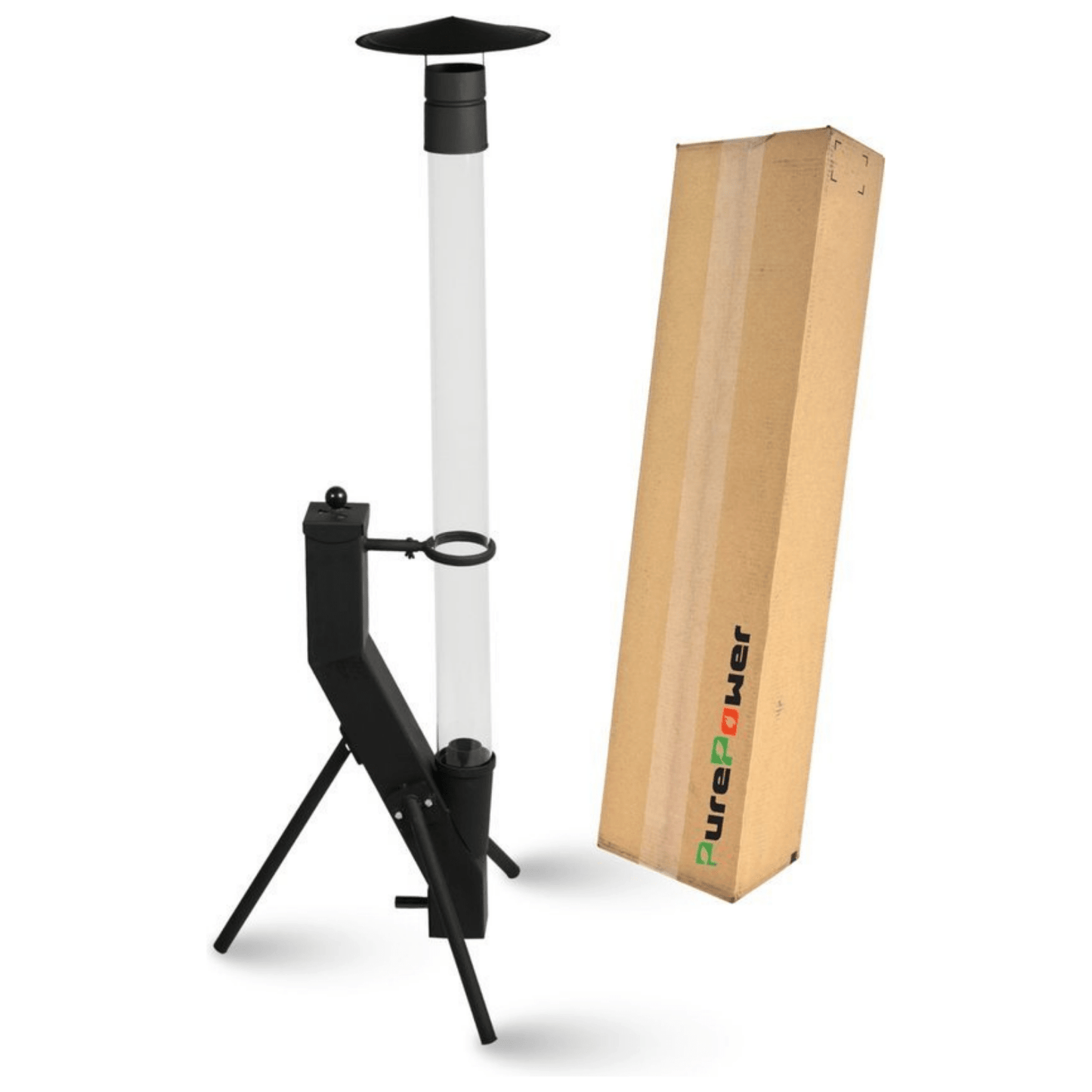 Chauffage de terrasse à pellets Pure Power – 175 cm – Flamme sans fumée (1,2 m)