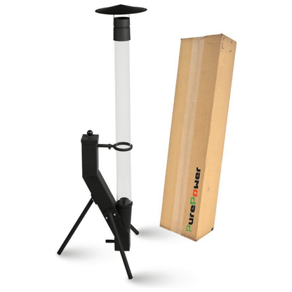 Chauffage de terrasse à pellets Pure Power – 175 cm – Flamme sans fumée (1,2 m)
