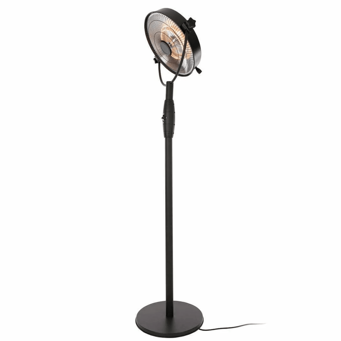 Retro Bright Sur pied noir 2100 Watt - Chauffageterrasse.fr