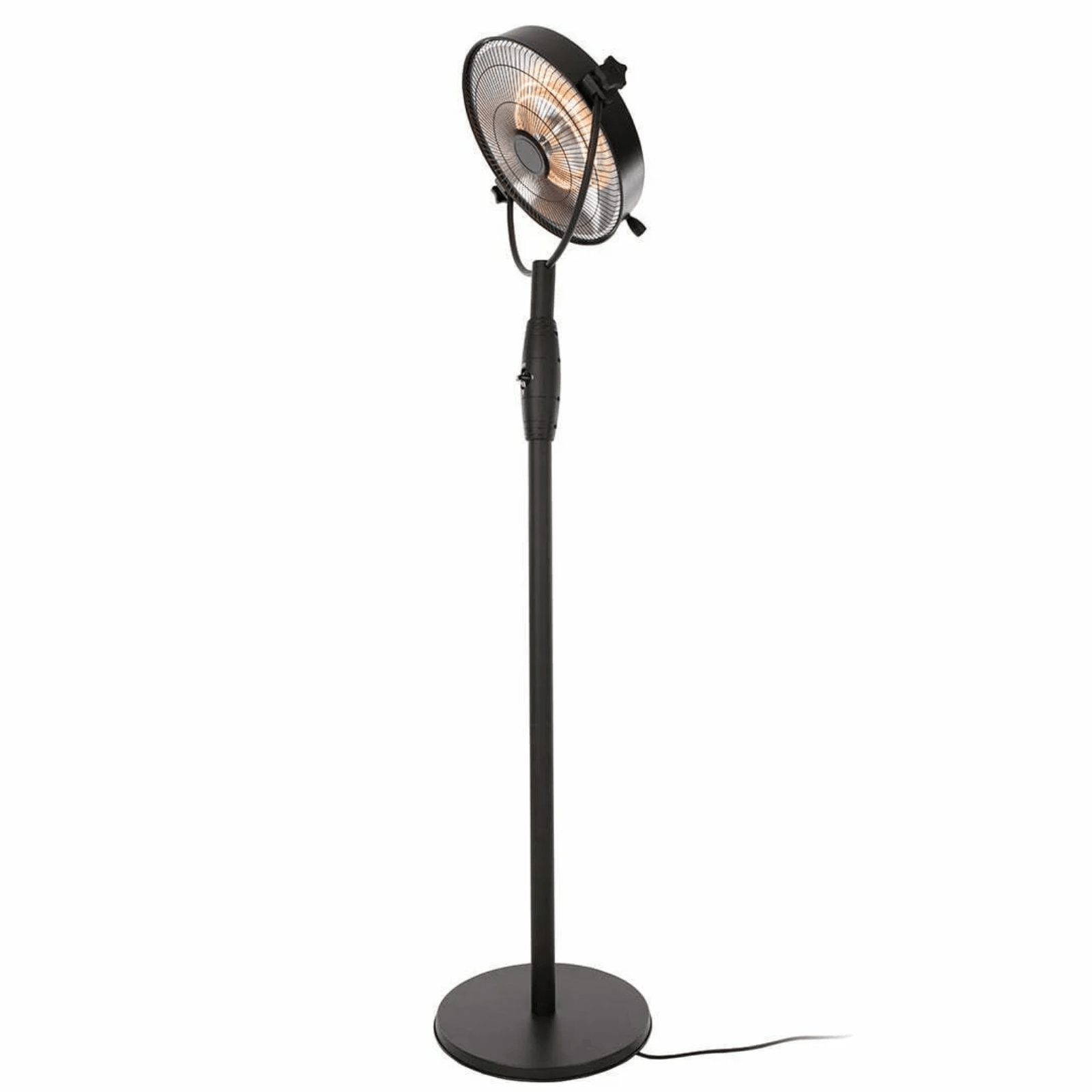 Retro Bright Sur pied noir 2100 Watt - Chauffageterrasse.fr