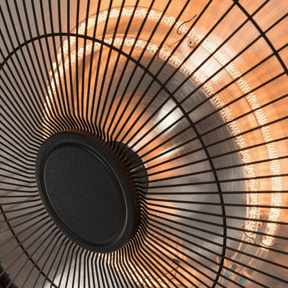 Retro Bright Sur pied noir 2100 Watt - Chauffageterrasse.fr