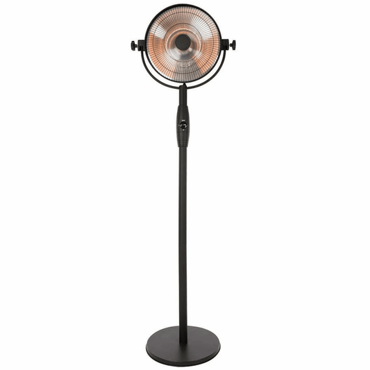 Retro Bright Sur pied noir 2100 Watt - Chauffageterrasse.fr