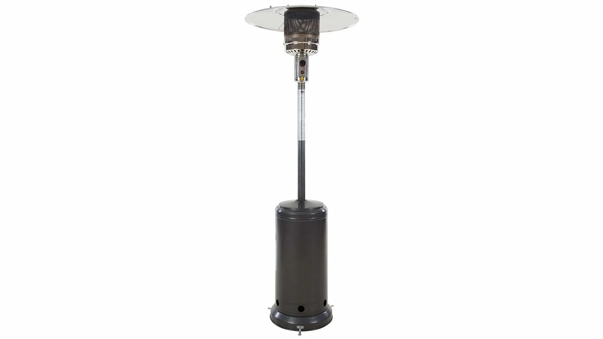 Grijze Sur piede Sargas gas chauffage de terrasse met 14000 Watt voor warm comfort