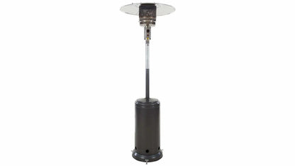 Grijze Sur piede Sargas gas chauffage de terrasse met 14000 Watt voor warm comfort
