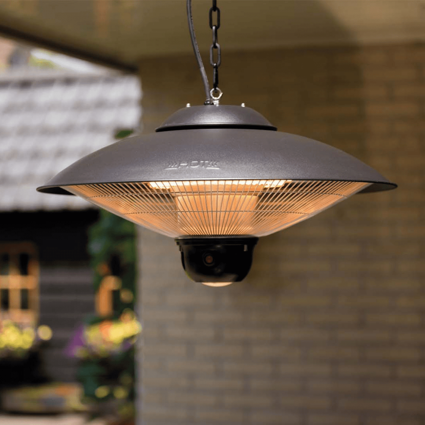 Sirius Bright Suspendu noir 2100 Watt - Chauffageterrasse.fr