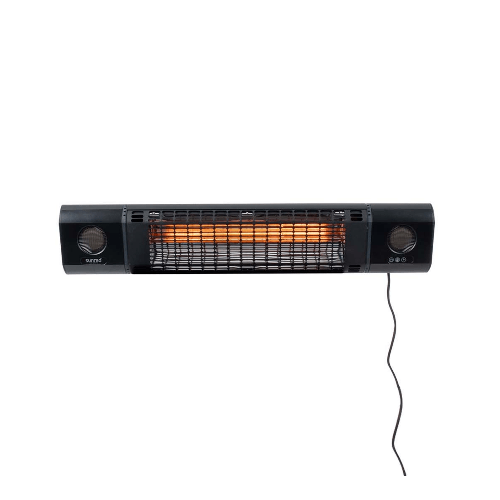 Sun And Sound Ultra Mural noir 2000 Watt - Chauffageterrasse.fr