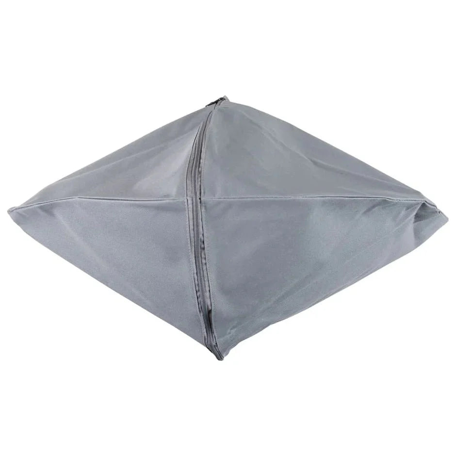 Grijze Sunred Housse pour Suspendue Spica Square chauffage de terrasse van slijtvast polyester