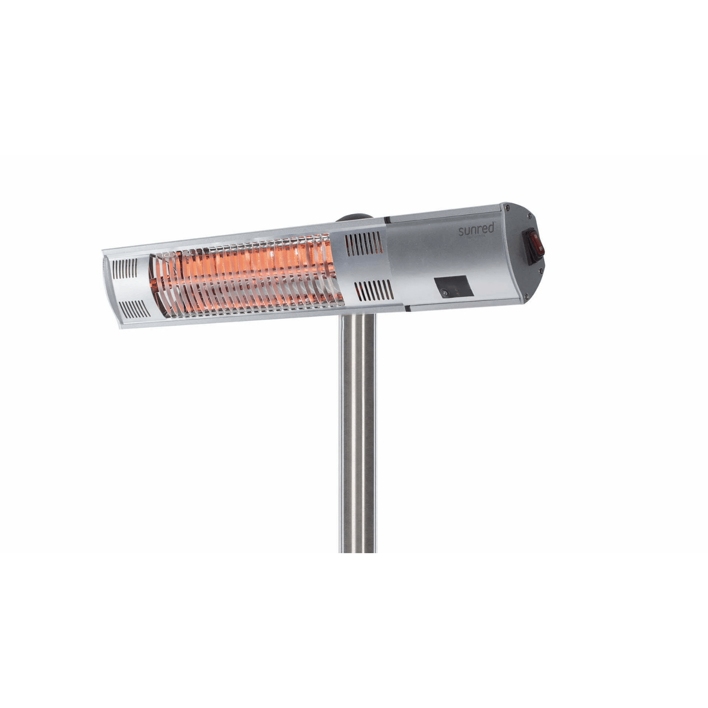 Ultra Sur pied argent 2000 Watt - Chauffageterrasse.fr