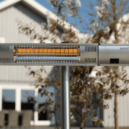 Ultra Sur pied argent 2000 Watt - Chauffageterrasse.fr