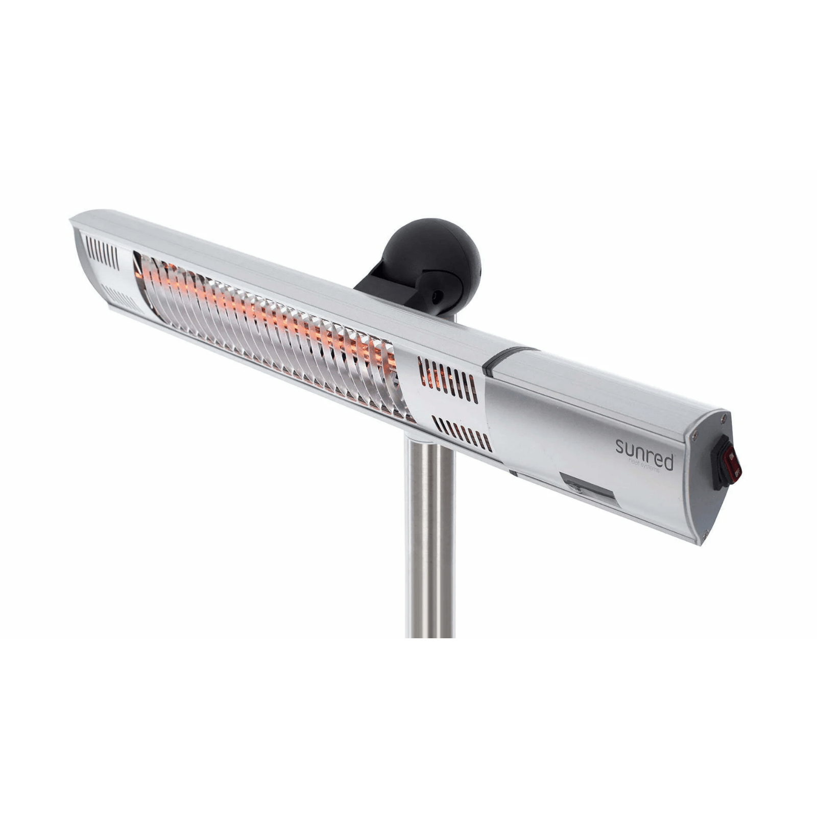 Ultra Sur pied argent 2000 Watt - Chauffageterrasse.fr