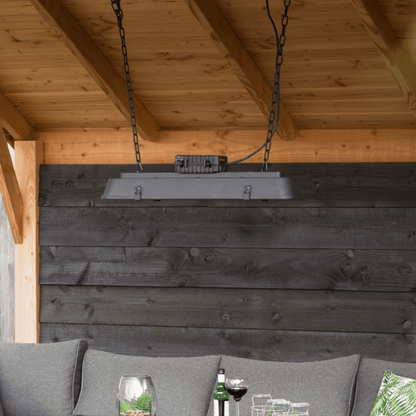 Vintage Dark Suspendu noir 2500 Watt - Chauffageterrasse.fr