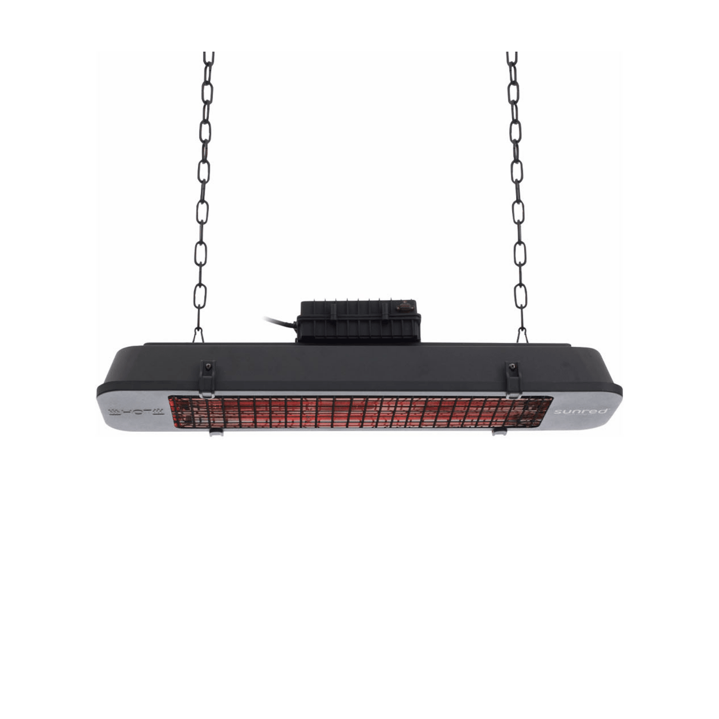 Vintage Dark Suspendu noir 2500 Watt - Chauffageterrasse.fr