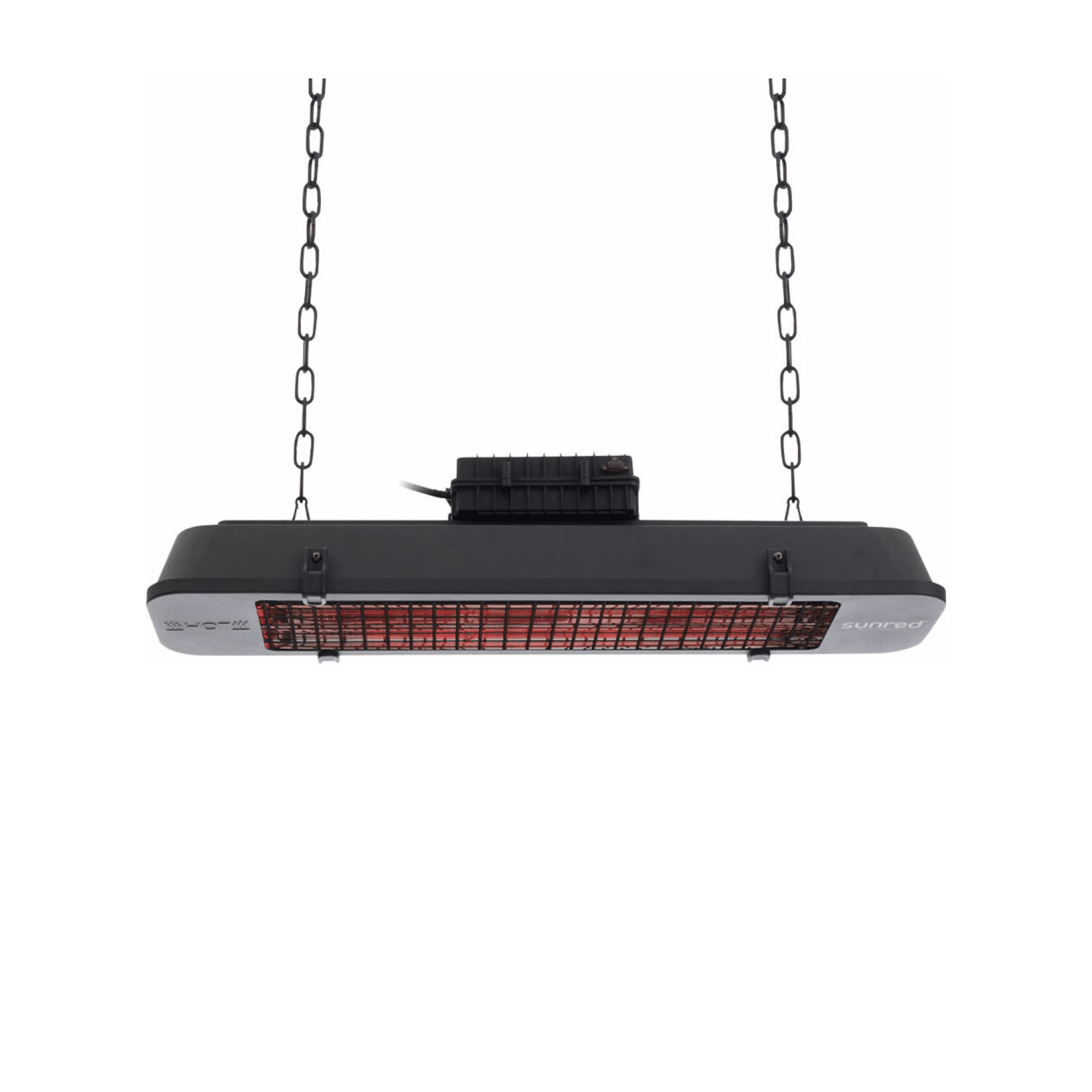 Vintage Dark Suspendu noir 2500 Watt - Chauffageterrasse.fr
