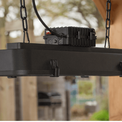 Vintage Dark Suspendu noir 2500 Watt - Chauffageterrasse.fr