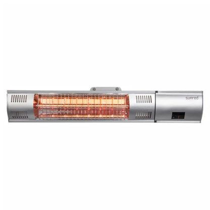 Sunred rose gold argenten Royal Diamond wand chauffage de terrasse of chauffage met 2000 Watt